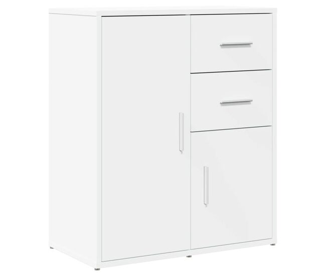 Vidaxl aparador de madera de ingeniería blanco 60x31x70 cm