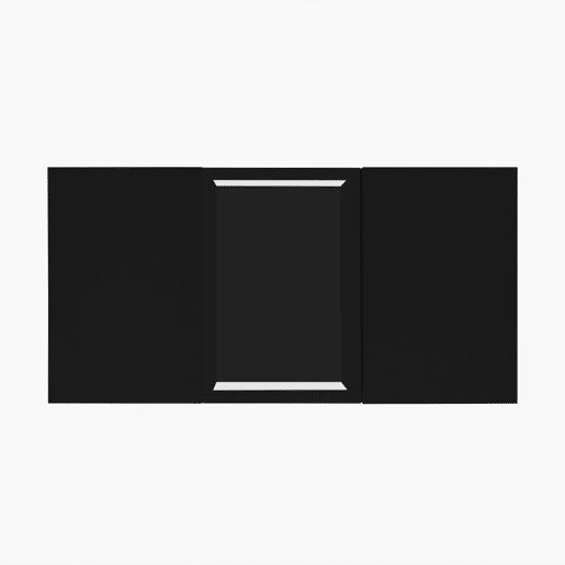 Mesa de centro retangular de painel de partículas com 2 gavetas e luz LED,preto