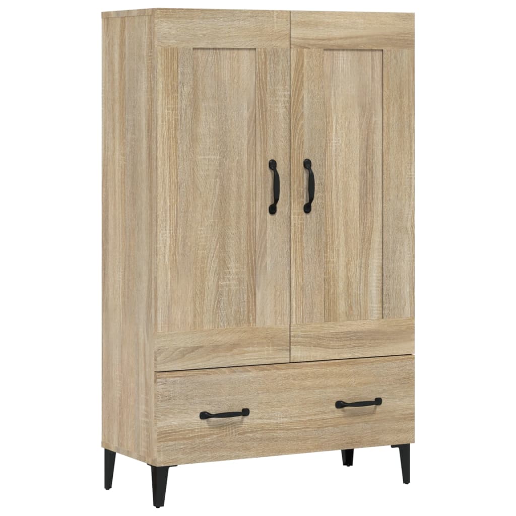 Vidaxl aparador madera contrachapada color roble sonoma 70x31x115 cm