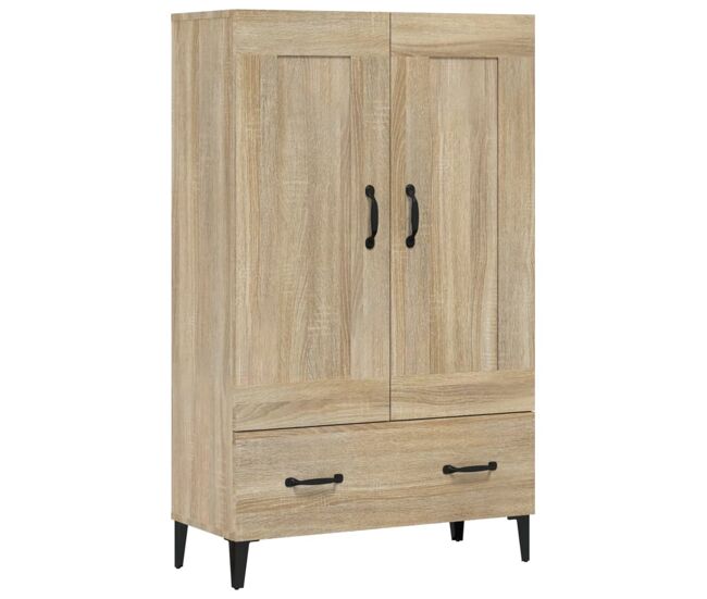 Vidaxl aparador madera contrachapada color roble sonoma 70x31x115 cm