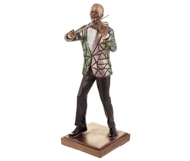 Figura violinista 14x12,5x33