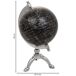 Globo terráqueo de plástico sobre base de aluminio Globo terráqueo de plástico sobre base de aluminio Negro