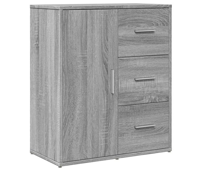 Vidaxl aparador de madera de ingeniería gris sonoma 60x31x70 cm