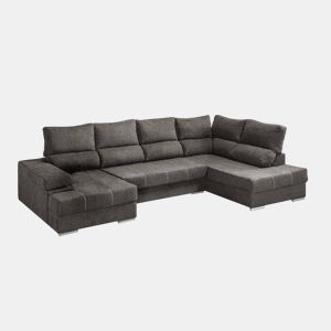 Mega Sofá Cama Chaise Longue Canto Itália