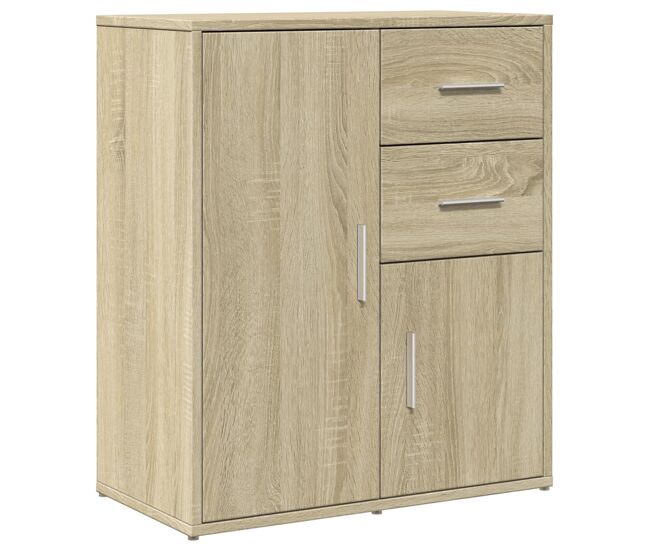 Vidaxl aparador de madera de ingeniería roble sonoma 60x31x70 cm