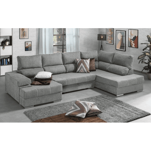 Mega Sofá Cama Chaise Longue Canto Itália