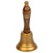 Campana de aluminio y mango de madera Campana de aluminio y mango de madera Marrón