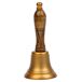 Campana de aluminio y mango de madera Campana de aluminio y mango de madera Marrón