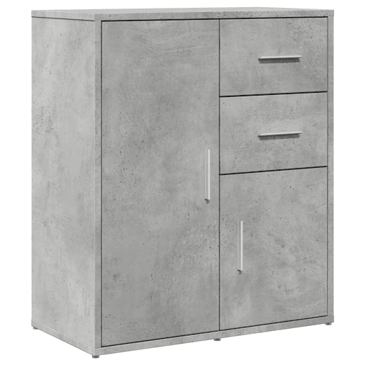 vidaXL Aparador 60x31x70 cm derivados de madeira cinzento cimento vidaXL Aparador 60x31x70 cm derivados de madeira cinzento cimento