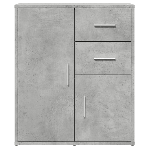 vidaXL Aparador 60x31x70 cm derivados de madeira cinzento cimento vidaXL Aparador 60x31x70 cm derivados de madeira cinzento cimento