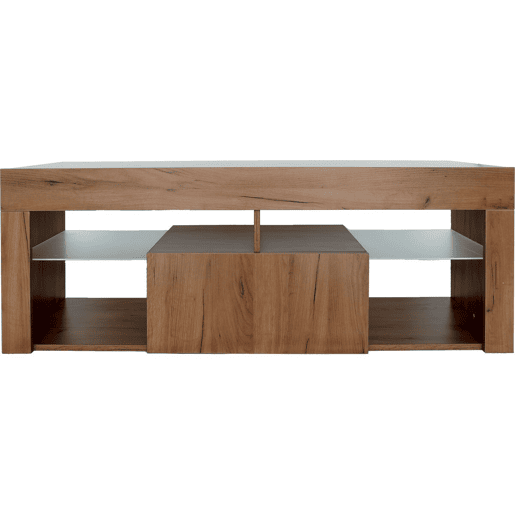 Móvel TV design em madeira Hugo - 140 x 40 x 50 cm - Castanho