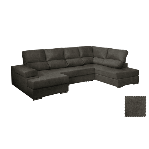 Mega Sofá Cama Chaise Longue Canto Itália