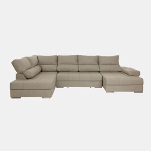 Mega Sofá Cama Chaise Longue Canto Itália