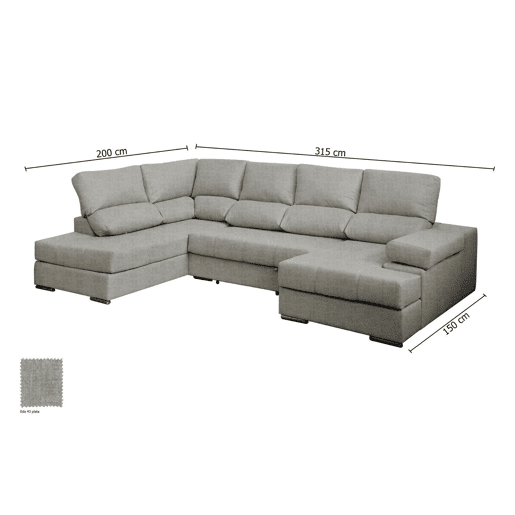 Mega Sofá Cama Chaise Longue Canto Itália Mega Sofá Cama Chaise Longue Canto Itália