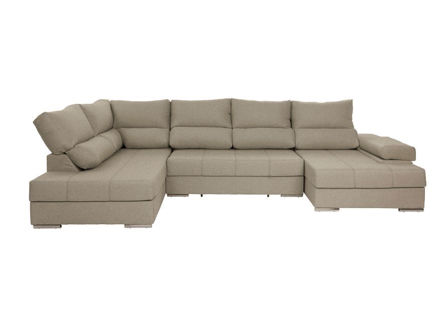 Mega sofa cama chaise longue rinconera italia 315cm