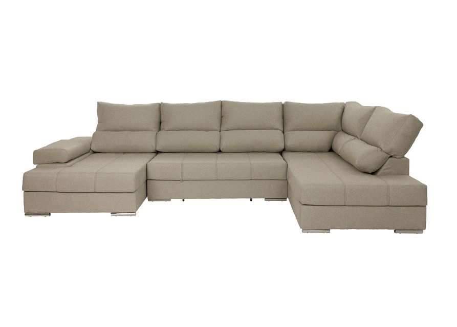 Mega sofa cama chaise longue rinconera italia 345cm