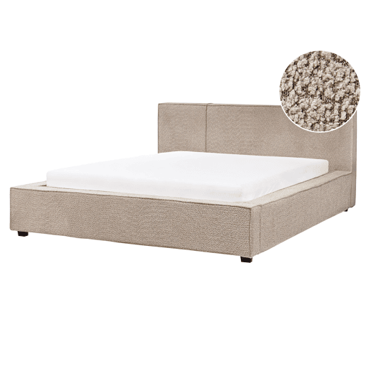 Beliani Cama Bouclé MIRANDE Beliani Cama Bouclé MIRANDE