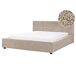 Beliani Cama Bouclé MIRANDE 189x231 Beliani Cama Bouclé MIRANDE 189x231 Gris