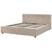 Beliani Cama Bouclé MIRANDE 189x231 Beliani Cama Bouclé MIRANDE 189x231 Gris