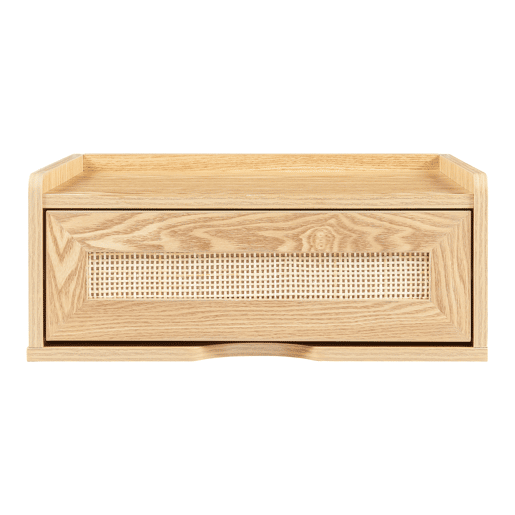 Prateleira de parede Ljuredsø com gaveta 40x30x16,5 cm - Efeito carvalho en.casa