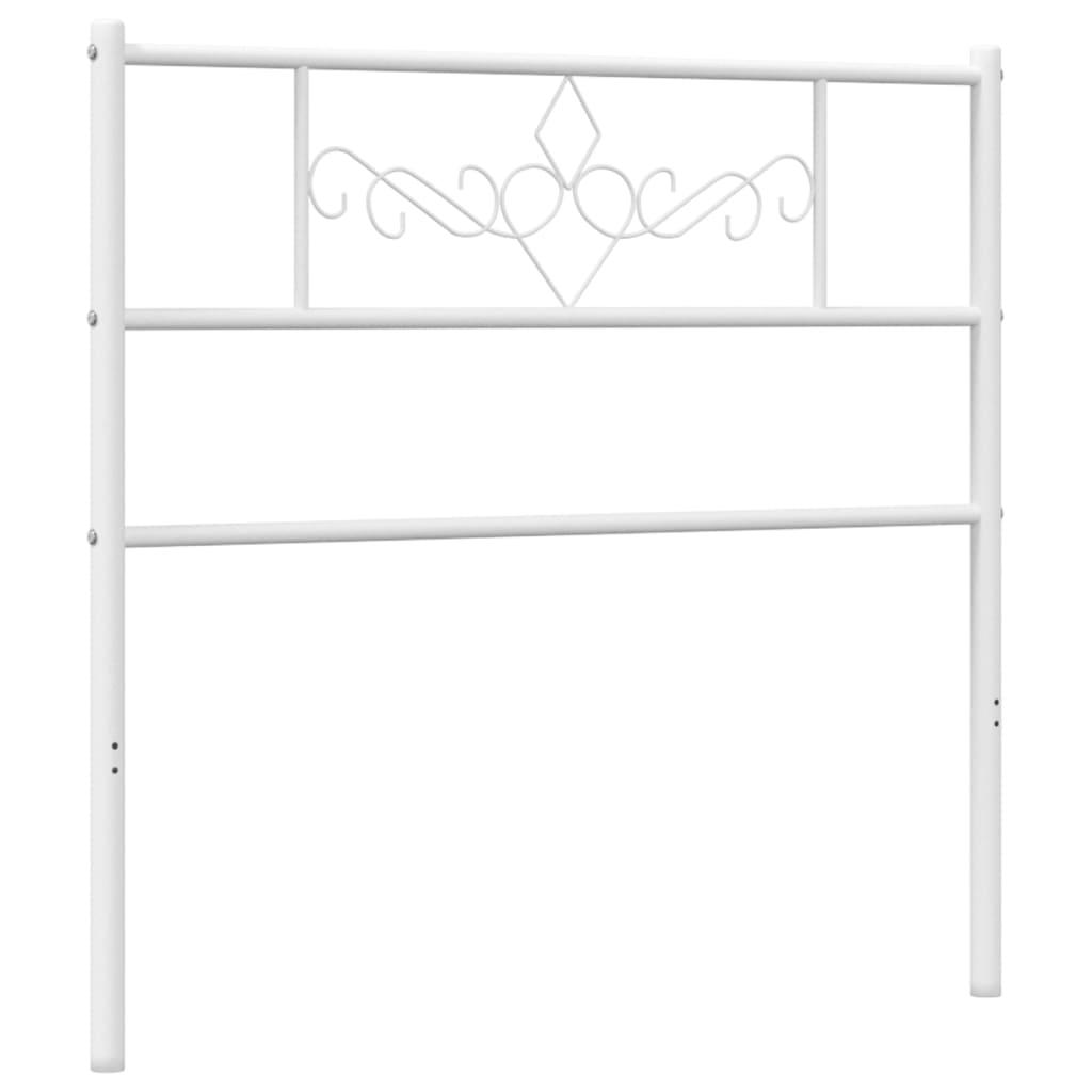 Vidaxl cabecero de metal blanco 100 cm