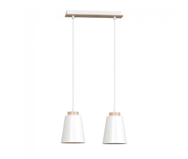 Regleta de techo lasso blanco 2 luces marca wonderlamp