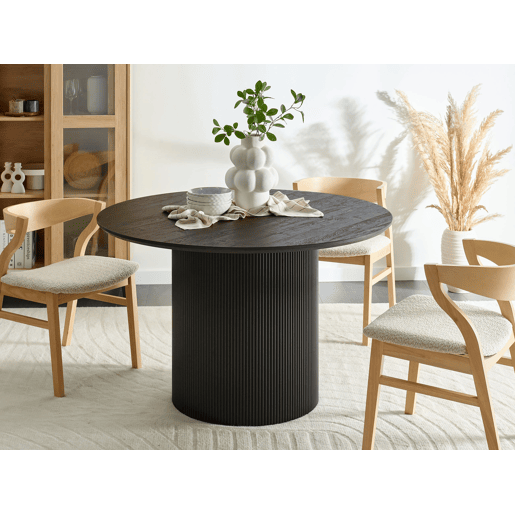 Mesa de jantar SHEHO Preto 120 cm 120 cm