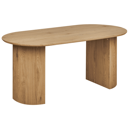 Mesa de jantar SAVORY Castanho claro 180 cm 90 cm