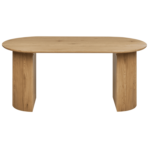 Mesa de jantar SAVORY Castanho claro 180 cm 90 cm