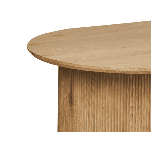 Mesa de jantar SAVORY Castanho claro 180 cm 90 cm