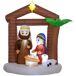 Hinchables de Navidad Tela de Poliéster Outsunny Hinchables de Navidad Tela de Poliéster Outsunny Multicolor