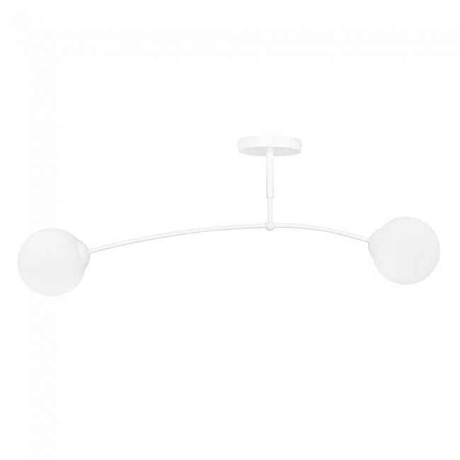 Plafón de techo mobis blanco 2 luces marca wonderlamp