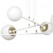 Lámpara colgante Signo (6 luces) Cristal - Metal Moderno Lámpara colgante Signo (6 luces) Cristal - Metal Moderno Blanco