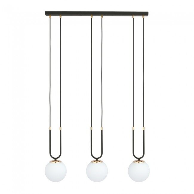 Lámpara de techo megan opal 3 luces marca wonderlamp