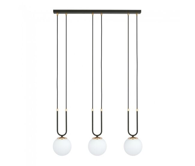 Lámpara de techo megan opal 3 luces marca wonderlamp