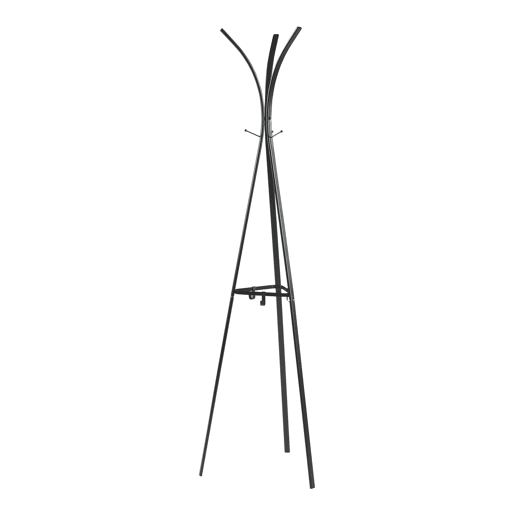 Bengaleiro de pé Vevelstad 181x53x53 cm aço - Preto en.casa