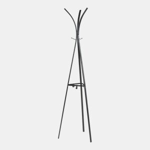 Bengaleiro de pé Vevelstad 181x53x53 cm aço - Preto en.casa