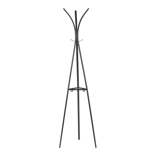 Bengaleiro de pé Vevelstad 181x53x53 cm aço - Preto en.casa