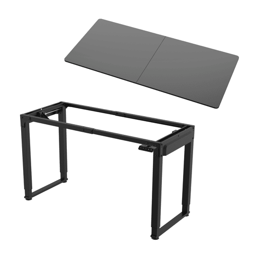 Secretária ajustável em altura Kirkkonummi aglomerado 160x75cm - Preto pro.tec pro.tec