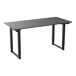 Escritorio Kirkkonummi regulable en altura aglomerado 160x75 Escritorio Kirkkonummi regulable en altura aglomerado 160x75 Negro
