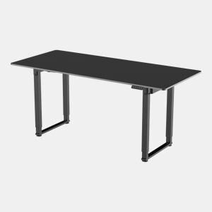 Secretária ajustável em altura Kirkkonummi aglomerado 180x80cm - Preto pro.tec