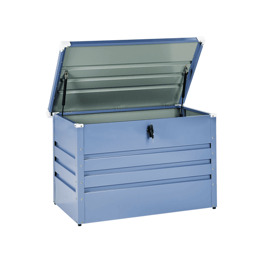 Caixa de arrumação CEBROSA Metal 100 cm 62 cm Azul