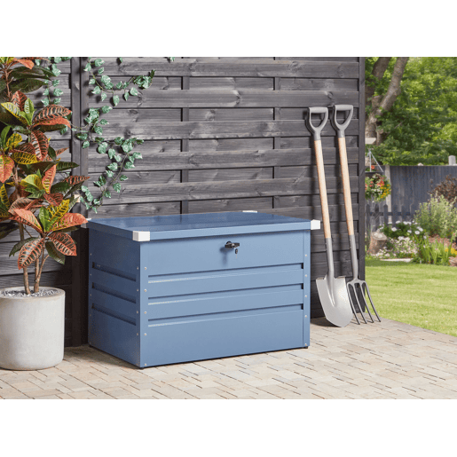 Caixa de arrumação CEBROSA Metal 100 cm 62 cm Azul