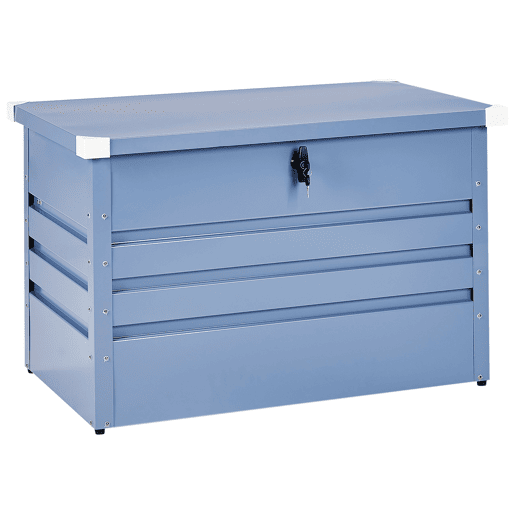 Caixa de arrumação CEBROSA Metal 100 cm 62 cm Azul