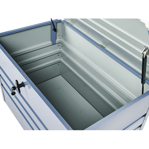 Caixa de arrumação CEBROSA Metal 100 cm 62 cm Azul