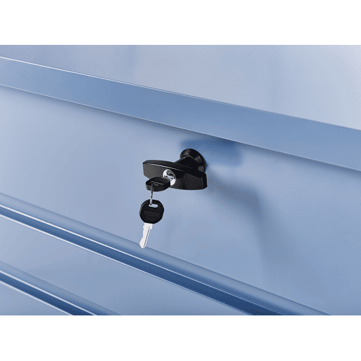 Caixa de arrumação CEBROSA Metal 100 cm 62 cm Azul