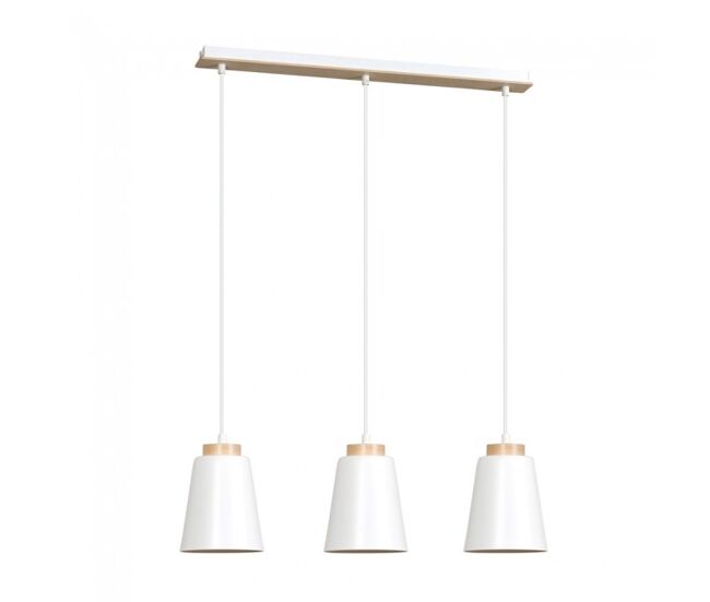 Regleta de techo lasso blanco 3 luces marca wonderlamp