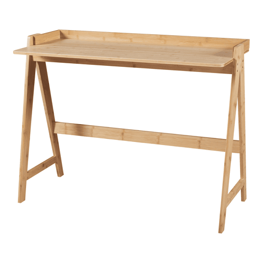Secretária Härryda com anti-queda bambu 107x47x81cm - Natural en.casa