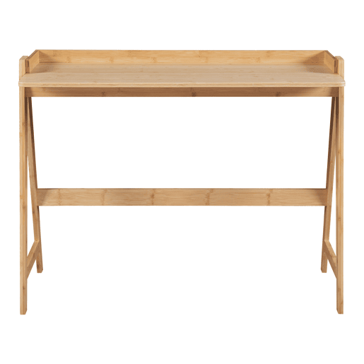 Secretária Härryda com anti-queda bambu 107x47x81cm - Natural en.casa