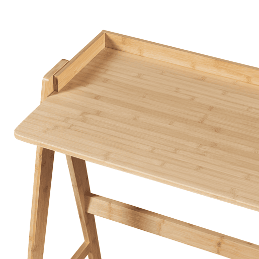 Secretária Härryda com anti-queda bambu 107x47x81cm - Natural en.casa